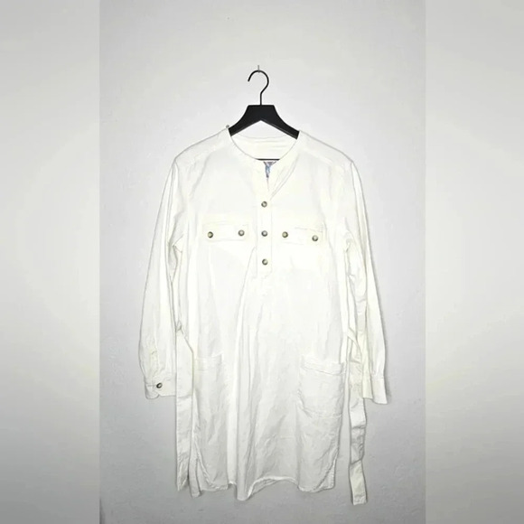 Bonpoint Dresses & Skirts - BONPOINT Adult Fan Fan Off White Robe Dress L NWT